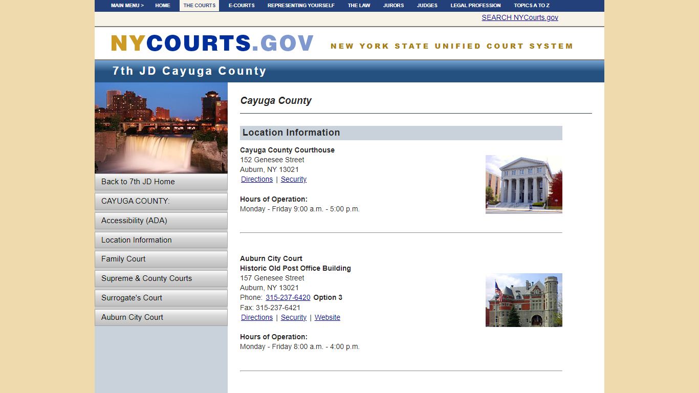 Home - Cayuga County | NYCOURTS.GOV - Judiciary of New York