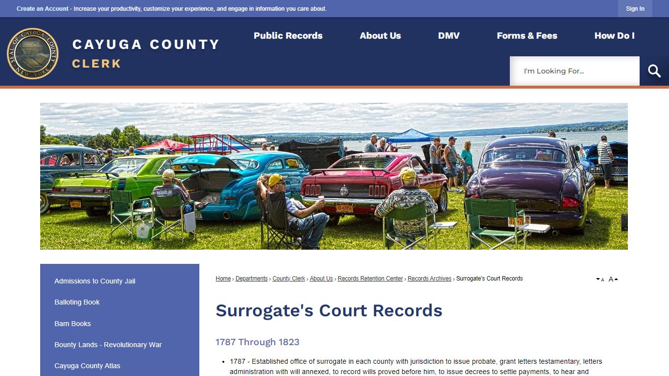 Surrogate's Court Records | Cayuga County, NY