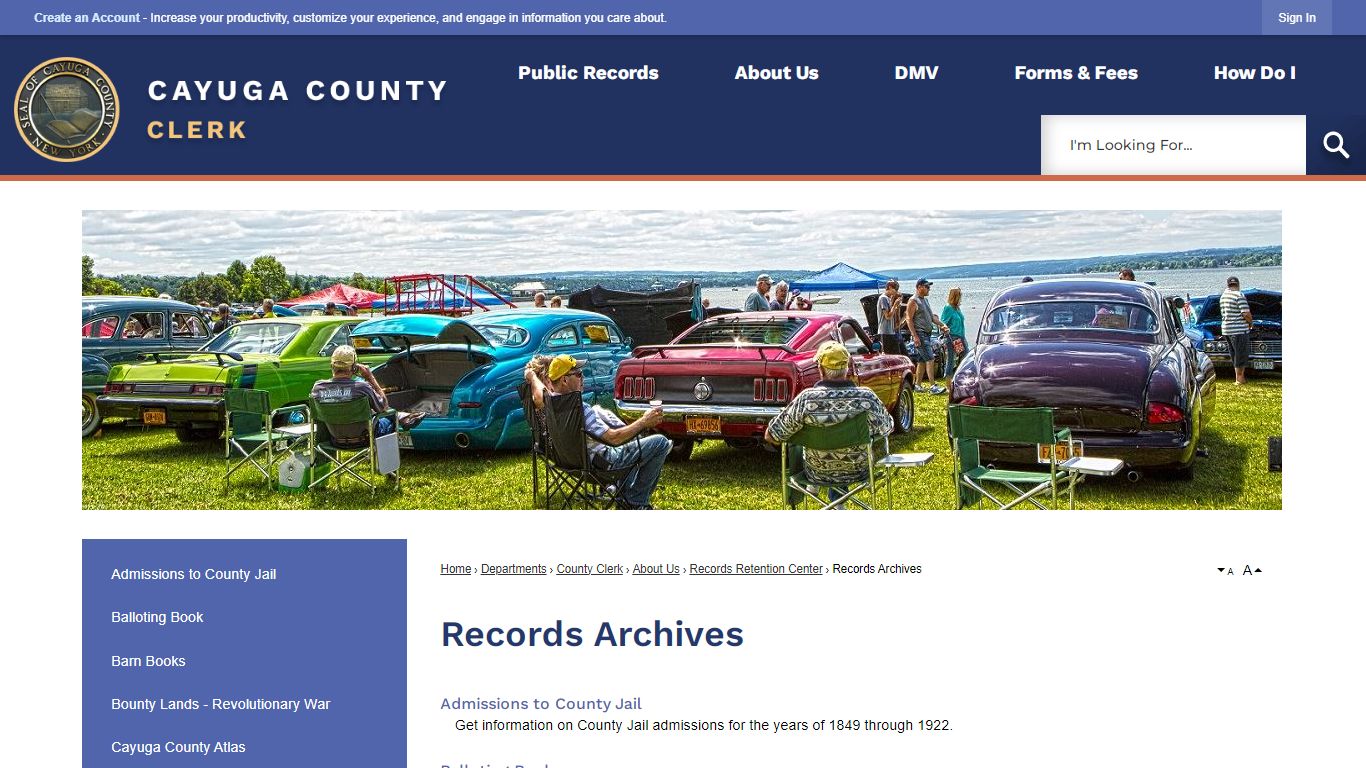 Records Archives | Cayuga County, NY